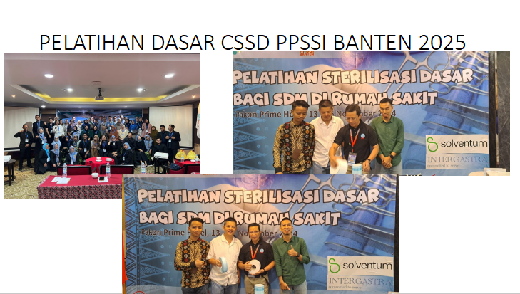 Pelatihan Dasar CSSD PPSSI Banten 2025